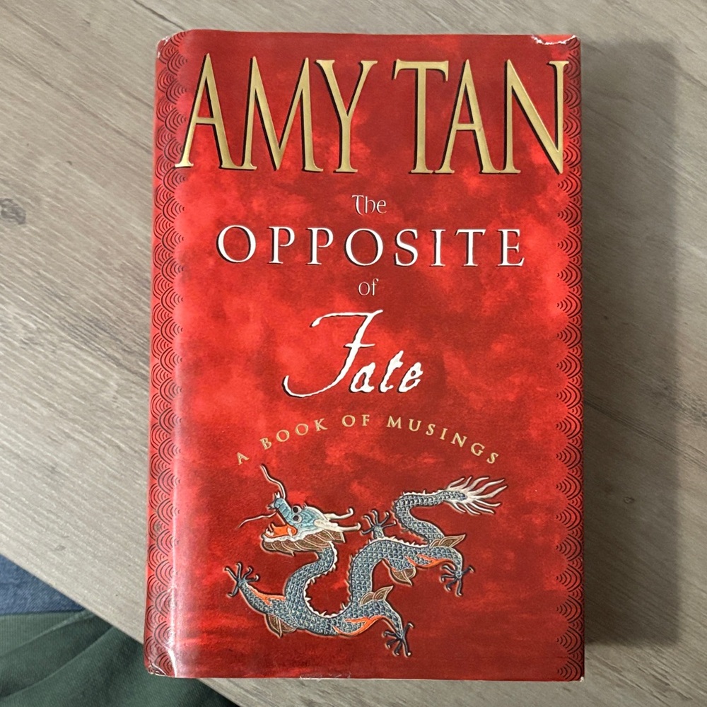 Red Book Cover - The Opposite of Fate